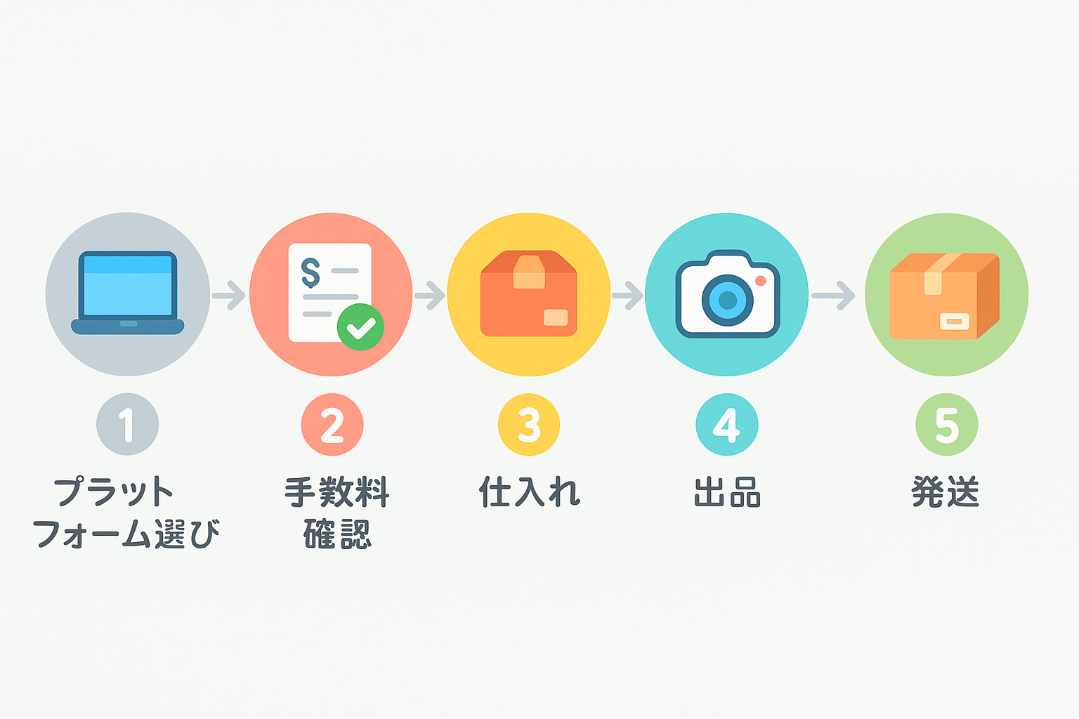 Flat vector illustration, well-lit, bright enough that all text and details remain clearly legible, 
